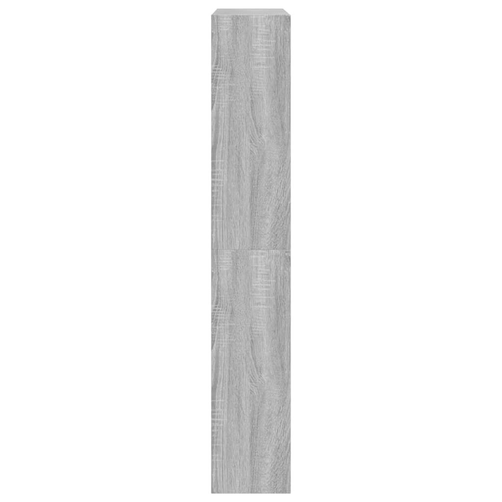 vidaXL Παπουτσοθήκη Γκρι Sonoma 80x21x125,5 εκ. από Επεξεργ. Ξύλο