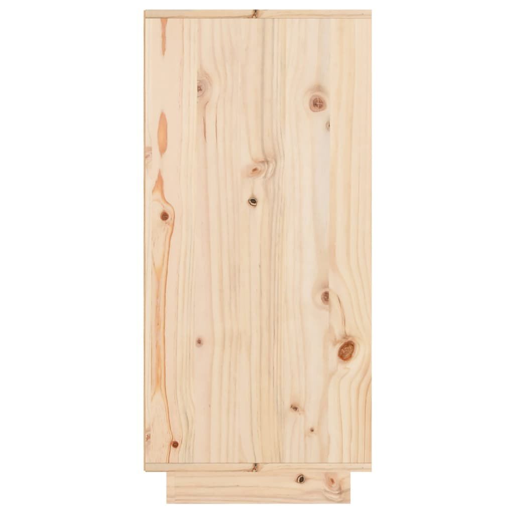 vidaXL Ντουλάπι 60 x 34 x 75 εκ. από Μασίφ Ξύλο Πεύκου