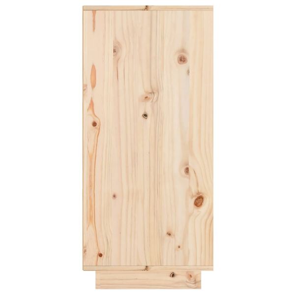 vidaXL Ντουλάπι 60 x 34 x 75 εκ. από Μασίφ Ξύλο Πεύκου