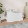 vidaXL Κουτί Αποθήκευσης Λευκό 50x30x28 εκ. από Τεχνητό Ξύλο