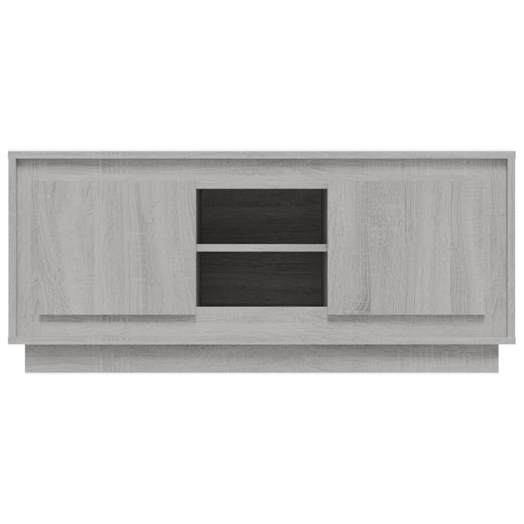 vidaXL Έπιπλο Τηλεόρασης Γκρι Sonoma 102x35x45 εκ. από Επεξεργ. Ξύλο