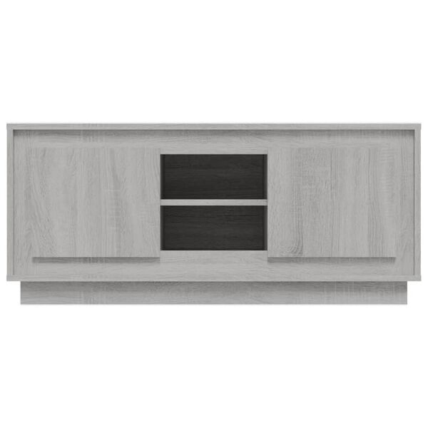 vidaXL Έπιπλο Τηλεόρασης Γκρι Sonoma 102x35x45 εκ. από Επεξεργ. Ξύλο