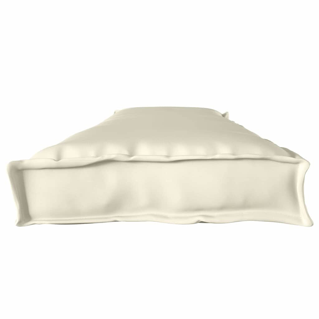 vidaXL Μαξιλάρι παλέτας Κρεμ 180 x 40 x 8 εκ. Ύφασμα Oxford