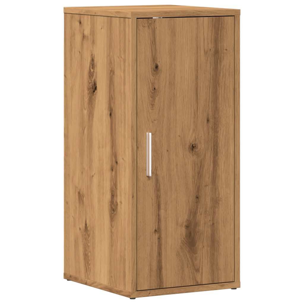 vidaXL Παπουτσοθήκη Τεχνίτης Δρυς 32x35x70 εκ. από Επεξεργασμένο Ξύλο