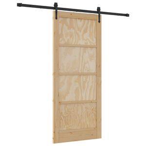 vidaXL &Sigma;&upsilon;&rho;ό&mu;&epsilon;&nu;&eta; &Pi;ό&rho;&tau;&alpha; ORKDAL 86 x 198,5 cm &Mu;&alpha;&sigma;ί&phi; &Xi;ύ&lambda;&omicron; &Pi;&epsilon;ύ&kappa;&omicron;&upsilon;