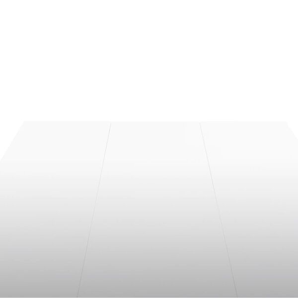 vidaXL Τραπεζαρία Γυαλιστερή Λευκή 179 x 89 x 81 εκ.