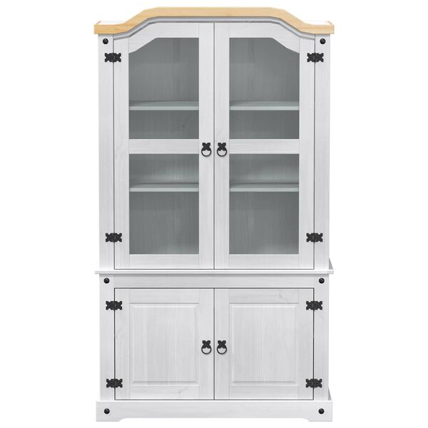 vidaXL &Beta;&iota;&tau;&rho;ί&nu;&alpha; &Lambda;&epsilon;&upsilon;&kappa;ό 103.5 x 42 x 180 &epsilon;&kappa; &Sigma;&tau;&epsilon;&rho;&epsilon;ά &xi;&upsilon;&lambda;&epsilon;ί&alpha; &pi;&epsilon;ύ&kappa;&omicron;&upsilon;