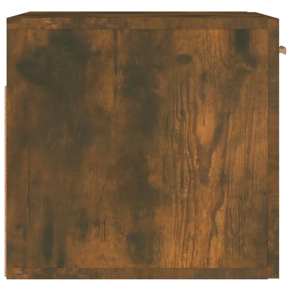 vidaXL Ντουλάπι Τοίχου Καπνιστή Δρυς 80x35x36,5 εκ. Επεξεργασμένο Ξύλο