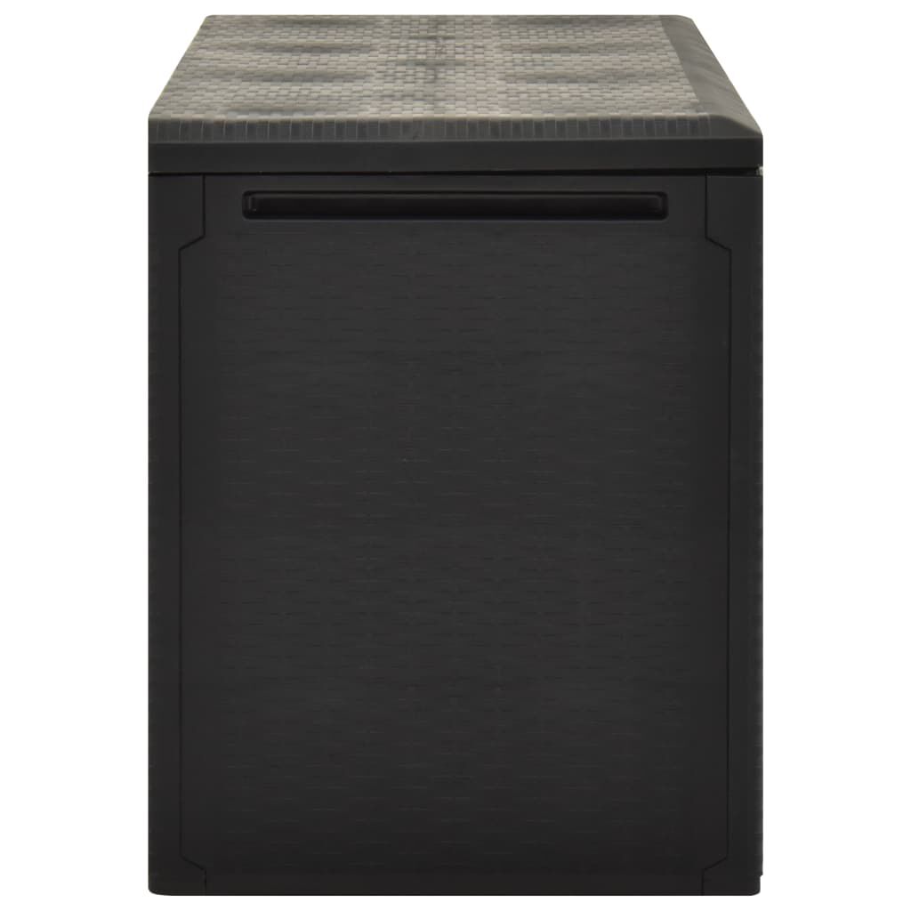 vidaXL Μπαούλο Αποθήκευσης Κήπου Ανθρακί 114 x 47 x 60 εκ.