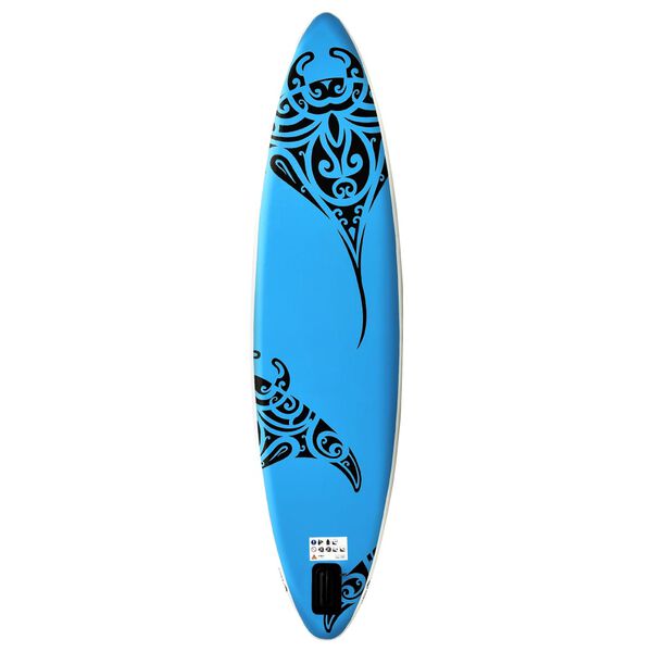 vidaXL Σανίδα SUP Φουσκωτή Σετ Μπλε 366 x 76 x 15 εκ.