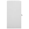 vidaXL Ντουλάπα για Σέλα Ανοιχτό Γκρι 53 x 53 x 105 εκ. Ατσάλινη