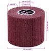 vidaXL Λειαντικοί Ρολοί 3 pcs Κόκκινο 12 x 12 x 10 εκ. Συνθετικές ίνες