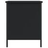 vidaXL Παγκάκι Αποθήκευσης Μαύρο 40 x 42,5 x 50 εκ. από Επεξεργ. Ξύλο