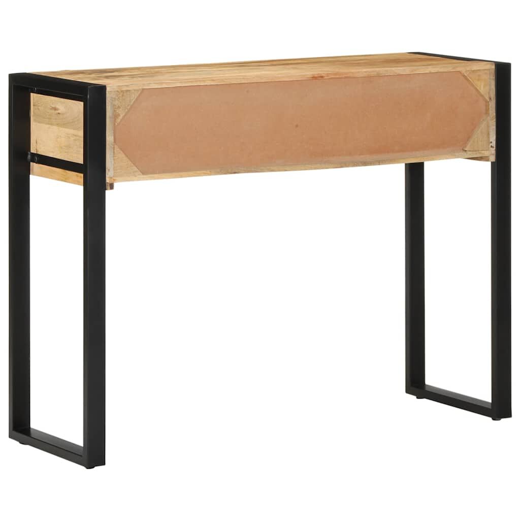vidaXL Τραπέζι κονσόλας 100x35x75 cm Στερεό ακατέργαστο ξύλο Mango