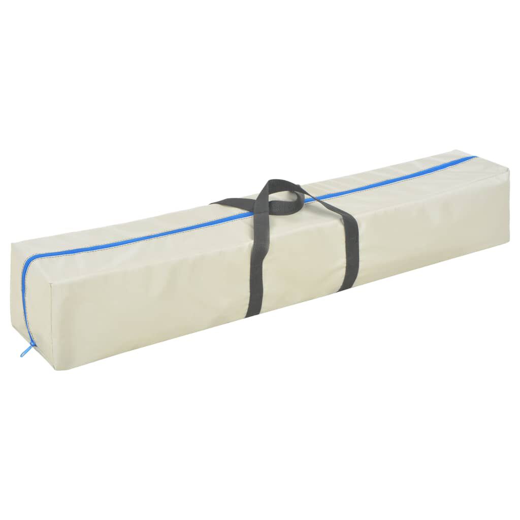vidaXL Στρώμα Ενόργανης Φουσκωτό Ροζ 400 x 100 x 10 εκ. PVC με Τρόμπα
