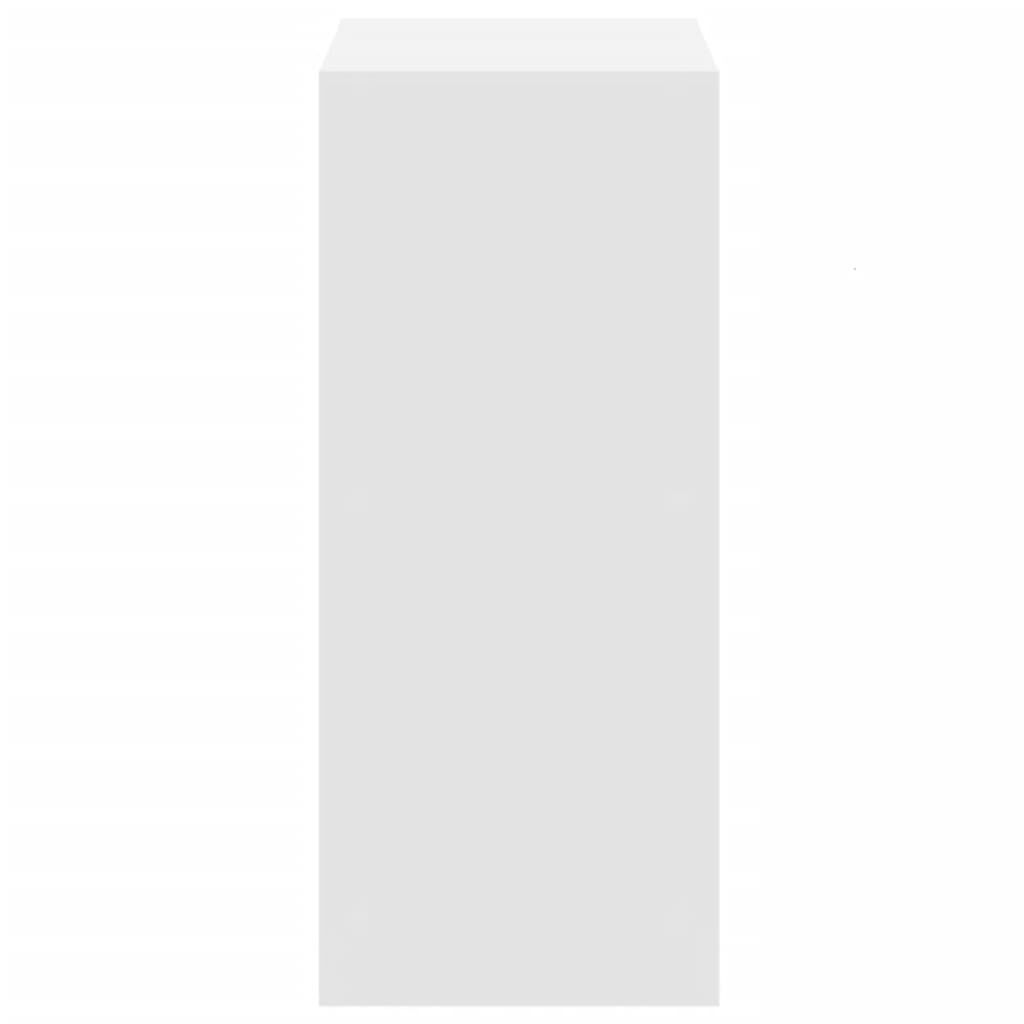 vidaXL Βιβλιοθήκη Λευκή 68,5x32x75 εκ. από Επεξεργασμένο Ξύλο
