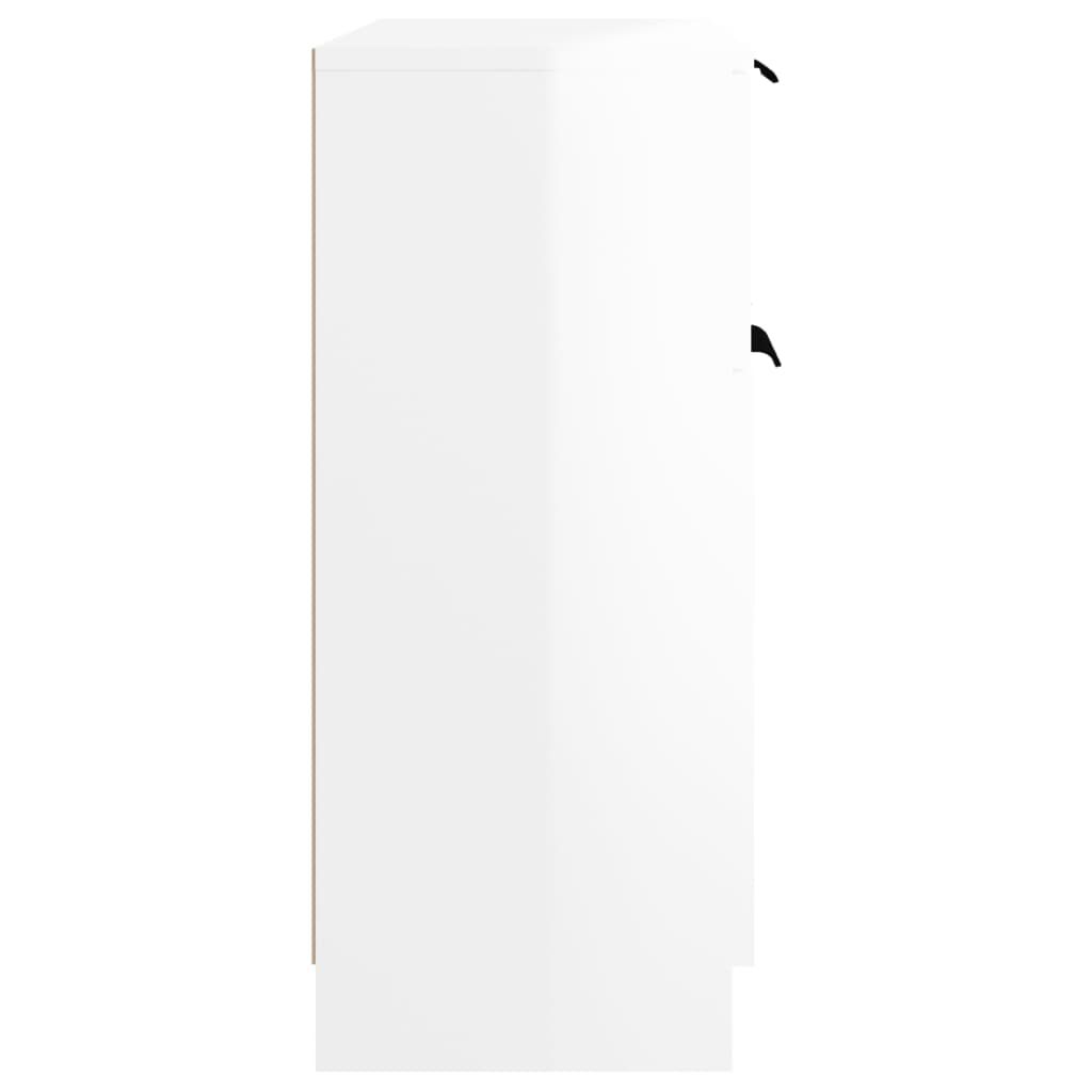 vidaXL Ντουλάπι Γυαλιστερό Λευκό 60 x 30 x70 εκ. Επεξεργασμένο Ξύλο