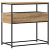 vidaXL &Tau;&rho;&alpha;&pi;έ&zeta;&iota; &kappa;&omicron;&nu;&sigma;ό&lambda;&alpha;&sigmaf; Artisan Oak 75 x 40 x 75 cm &Epsilon;&pi;&epsilon;&xi;&epsilon;&rho;&gamma;&alpha;&sigma;&mu;έ&nu;&omicron; &Xi;ύ&lambda;&omicron;