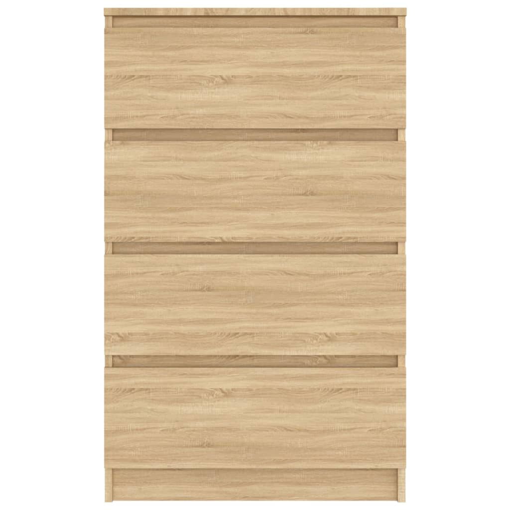 vidaXL Συρταριέρα Sonoma Δρυς 60 x 35 x 98,5 εκ. Επεξεργασμένο Ξύλο