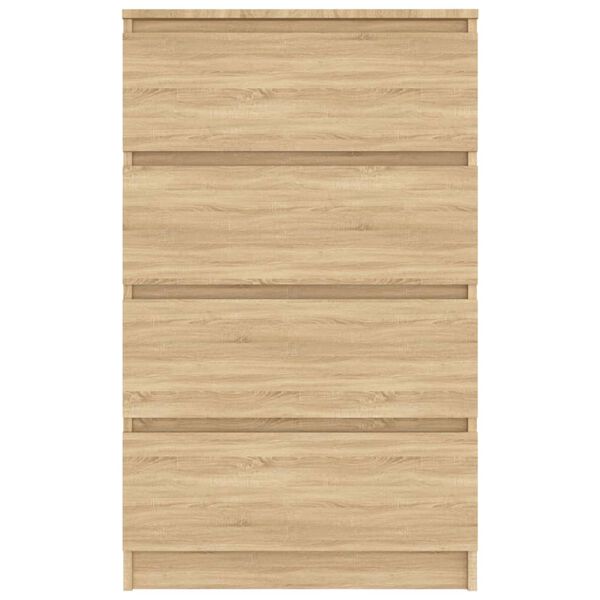 vidaXL Συρταριέρα Sonoma Δρυς 60 x 35 x 98,5 εκ. Επεξεργασμένο Ξύλο