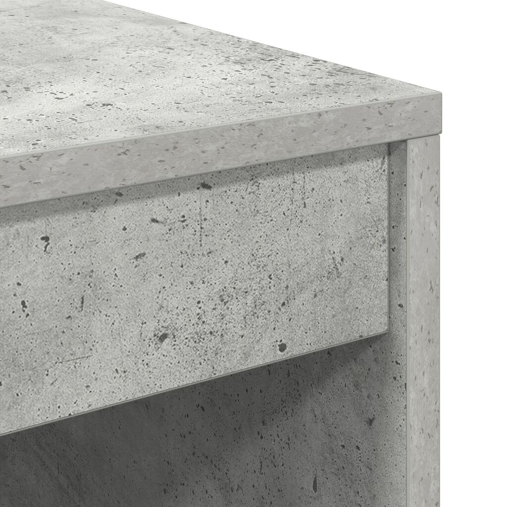 vidaXL Γραφείο Γραφής Γκρι τσιμέντου MDF 70 x 50 x 76 εκ. Απλό