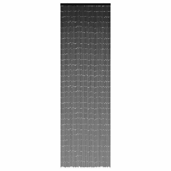 vidaXL Έντομο κουρτίνα πόρτας Σκούρο γκρι 56x185 cm Μπαμπού