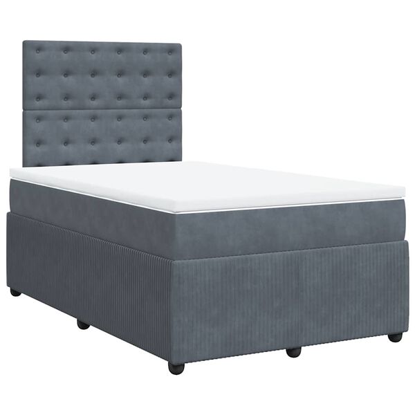 vidaXL &Kappa;&rho;&epsilon;&beta;ά&tau;&iota; Boxspring &mu;&epsilon; &Sigma;&tau;&rho;ώ&mu;&alpha; &Sigma;&kappa;&omicron;ύ&rho;&omicron; &Gamma;&kappa;&rho;&iota; 120x200 &epsilon;&kappa;. &Beta;&epsilon;&lambda;&omicron;ύ&delta;&iota;&nu;&omicron;