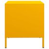 vidaXL Κομοδίνα 2 τεμ. Μουσταρδί 35x39x43,5 εκ. από Χάλυβα