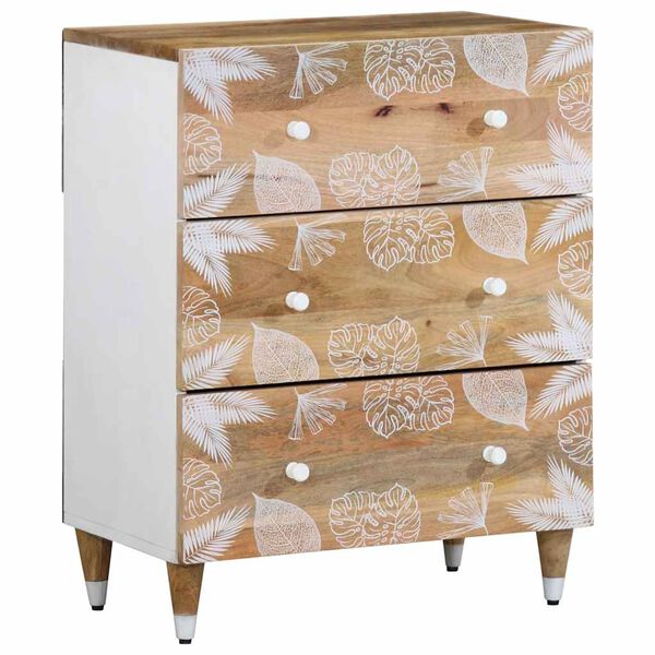 vidaXL Sideboard 60x33,5x75 cm &mu;&alpha;&sigma;ί&phi; &xi;ύ&lambda;&omicron; Mango