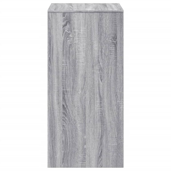vidaXL Τραπέζι Κονσόλα Γκρι Sonoma 51x50x103,5 εκ. από Επεξεργ. Ξύλο