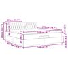 vidaXL Οθωμανικό κρεβάτι με στρώμα Μαύρο 160x200cm Velvet