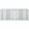 vidaXL &Alpha;&nu;&alpha;&sigma;&eta;&kappa;&omega;&mu;έ&nu;&omicron; &kappa;&rho;&epsilon;&beta;ά&tau;&iota; gabion 2 pcs &Alpha;&sigma;&eta;&mu;ί 200 x 50 x 80 &epsilon;&kappa;