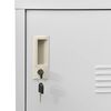 vidaXL Φοριαμοί 5 τεμ. Ανοιχτό Γκρι 90 x 45 x 92,5 εκ. Ατσάλινοι