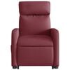 vidaXL Πολυθρόνα Ανακλινόμενη με Ανύψωση Μπορντό Υφασμάτινη