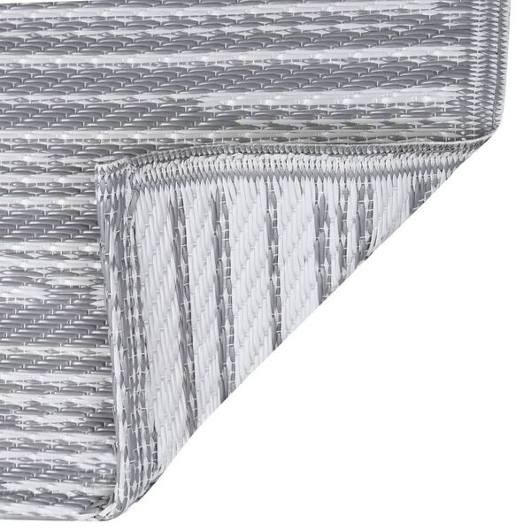 vidaXL Χαλί εξωτερικού χώρου ARAKIL Γκρι 160x230 cm PP