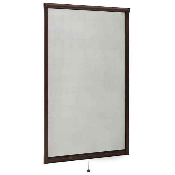 vidaXL Σήτα Παραθύρου Κάθετης Κίνησης Καφέ 100 x 170 εκ.