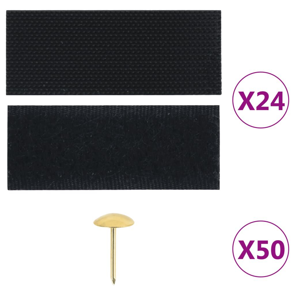vidaXL Σίτα Πόρτας 2 Τεμαχίων Μαύρη 210 x 90 εκ. με Μαγνήτες
