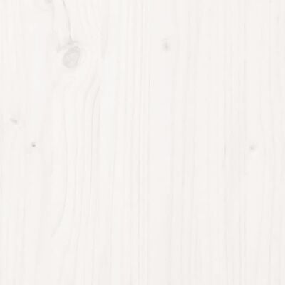 vidaXL Ραφιέρα Καυσόξυλων Λευκό 108x64,5x110 εκ. από Μασίφ Ξύλο Πεύκου