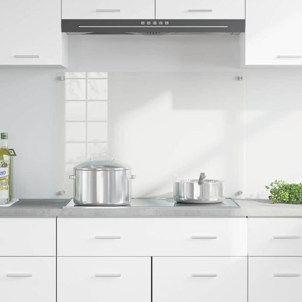 vidaXL Πίσω Πάνελ Κουζίνας Διαφανές 90 x 60 cm σκληρυμένο γυαλί
