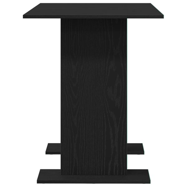 vidaXL Τραπέζι Τραπεζαρίας Μαύρη Δρυς 110x60x75 εκ Επεξεργασμένο Ξύλο