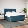 vidaXL &Kappa;&rho;&epsilon;&beta;ά&tau;&iota; Boxspring &mu;&epsilon; &Sigma;&tau;&rho;ώ&mu;&alpha; &Mu;&pi;&lambda;&epsilon; 200x200 &epsilon;&kappa;. &Beta;&epsilon;&lambda;&omicron;ύ&delta;&iota;&nu;&omicron;