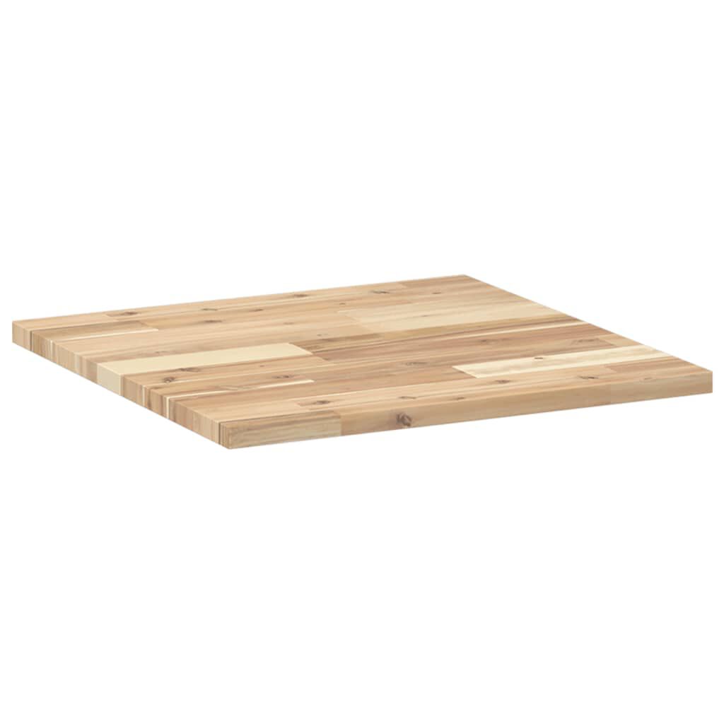 vidaXL Επιφάνεια Τραπεζιού Τετράγωνη 50x50x2 εκ. Μασίφ Ξύλο Ακακίας