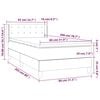 vidaXL &Kappa;&rho;&epsilon;&beta;ά&tau;&iota; Boxspring &mu;&epsilon; &Sigma;&tau;&rho;ώ&mu;&alpha; &Kappa;&alpha;&pi;&omicron;&upsilon;&tau;&sigma;ί&nu;&omicron; 80x200 &epsilon;&kappa;. &Sigma;&upsilon;&nu;&theta;. &Delta;έ&rho;&mu;&alpha;