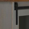 vidaXL Sideboard HALDEN 2 συρόμενες πόρτες γκρι 112x40x80 cm