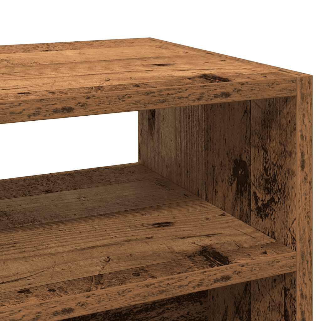 vidaXL Τραπεζάκι Κονσόλα Παλιό Ξύλο 78 x 30 x 80 εκ. από Μοριοσανίδα