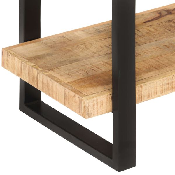 vidaXL Βιβλιοθήκη με 4 Επίπεδα 160x40x180 εκ. Ακατέργαστο Ξύλο Μάνγκο