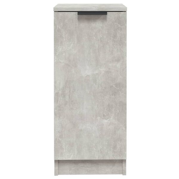 vidaXL Ντουλάπια 2 τεμ. Γκρι Σκυροδέματος 30x30x70 εκ. Επεξεργ. Ξύλο