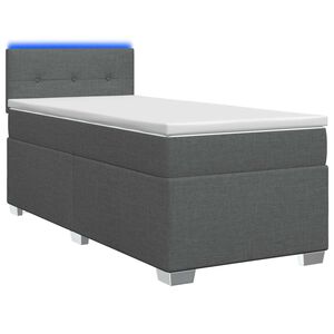 vidaXL &Kappa;&rho;&epsilon;&beta;ά&tau;&iota; Box Spring &mu;&epsilon; &Sigma;&tau;&rho;ώ&mu;&alpha; &kappa;&alpha;&iota; LED &Sigma;&kappa;&omicron;ύ&rho;&omicron; &Gamma;&kappa;&rho;&iota; &Mu;&omicron;&nu;ό Ύ&phi;&alpha;&sigma;&mu;&alpha;