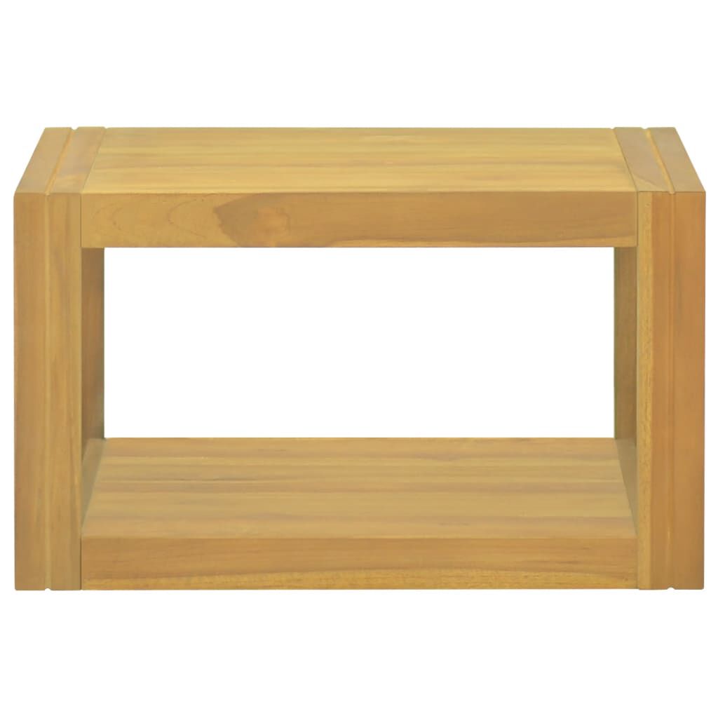 vidaXL Έπιπλο Μπάνιου Επιτοίχιο 60x45x35 εκ. από Μασίφ Ξύλο Teak