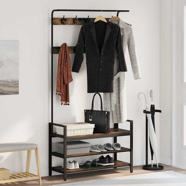 vidaXL &Kappa;&rho;&epsilon;&mu;ά&sigma;&tau;&rho;&alpha; &Kappa;&alpha;&pi;&nu;&iota;&sigma;&tau;ό &Delta;&rho;ύ&sigmaf; 95 x 34 x 184 &epsilon;&kappa; &Epsilon;&pi;&epsilon;&xi;&epsilon;&rho;&gamma;&alpha;&sigma;&mu;έ&nu;&omicron; &xi;ύ&lambda;&omicron;